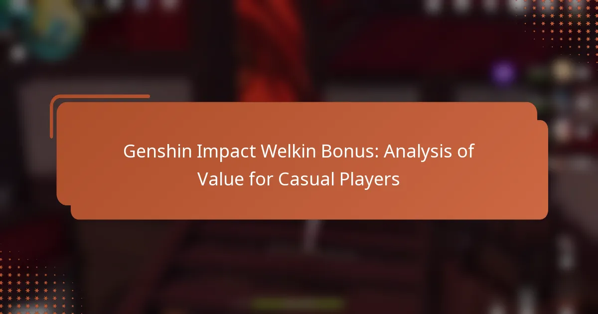 Genshin Impact Welkin Bonus: Analysis of Value for Casual Players
